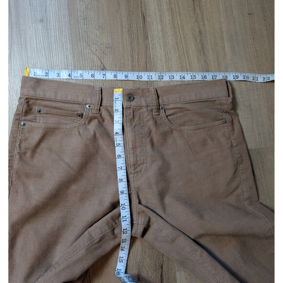 J Crew Jeans 770 Straight Corduroy Size 34X32 Beige Pants Pockets Men's - Picture 9 of 10